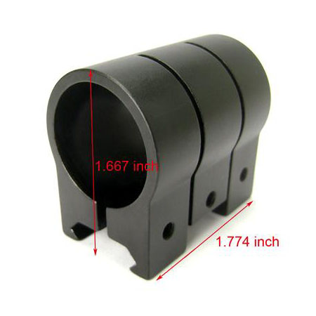 1" 25mm ring laser scope sight weaver picatinny 20mm rail mount